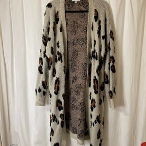 Cheetah Print Cardigan